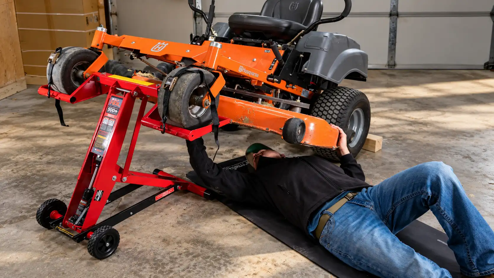 Dangerous DIY Ways People Lift Mowers and Safer Alternatives